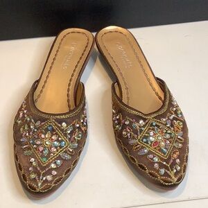 Coconuts By Matisse Beaded Mules Size 6.5